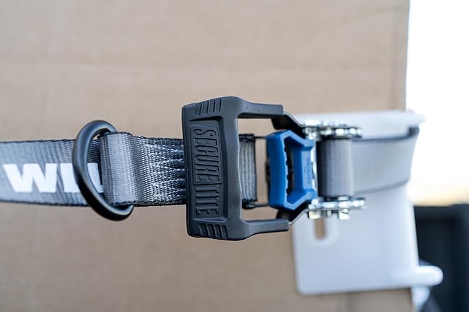 Secure Tite 1-1/2??x 20??Ratchet Cargo Straps, 2-Pack ??Ratchet Tie Down Straps, Double J-Hook Ratchet Tie Down ??Ratchet Strap Set, 1667 lbs. Working Load Limit, 5000 lbs. Break Strength