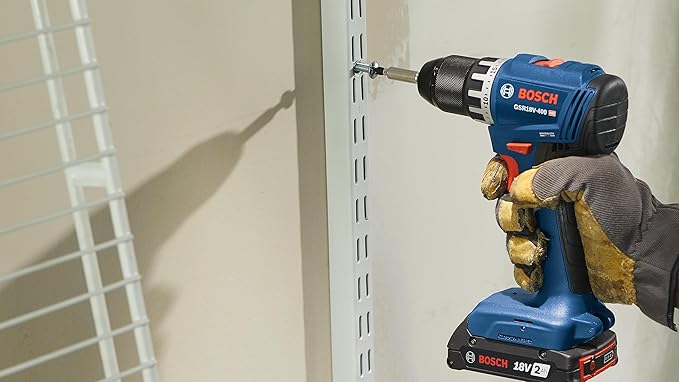 BOSCH GXL18V-27B22 Power Tool Combo Kit - 18V Brushless Compact 1/2 In. Cordless Drill Driver and 1/4 In. Hex Impact Driver (Includes: Two 2.0Ah Batteries, 18V Charger, and Carrying Tool Bag)