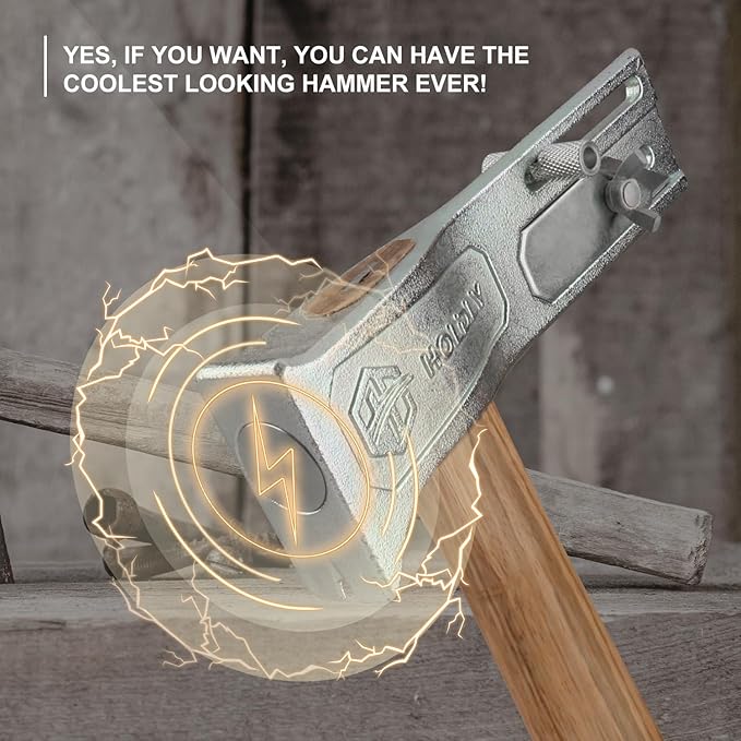 Magnetic Roofing Hammer, Multifunctional Magnet Roofing Hatchet,A Magical Roofing Tool for Quick Installation of Roofing Nails and Felt Hats