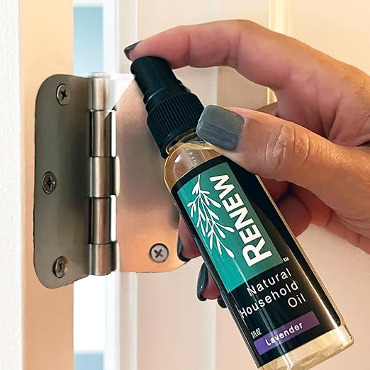 H흲MPURE짰 Renew Natural Household Oil Lavender - Eco-Conscious All-Purpose Lubricant Spray with Lavender Scent for Doors, Hinges & Locks - Natural Penetrating Oil for Smooth, Long-Lasting Lubrication