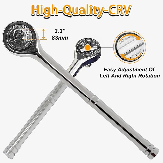 Universal Socket Wrench Tool set (7-19mm) Multi-Function Professional Super Socket Tool Sets unscrew any bolt with Power Drill Adapter and 3/8 inch Ratchet wrench