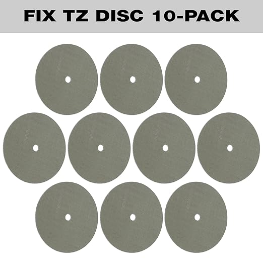 CS Unitec 80987 FIX Disc with Hook & Loop Fasterning, TZ Pyramid, 6" Diameter, A30/600 Grit, (Pack of 10)