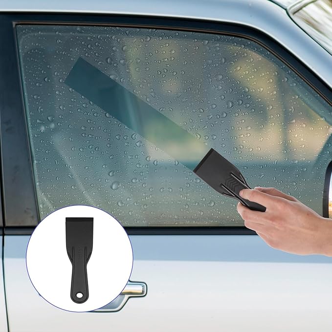 5 pcs 2 Inch Flexible Plastic Paint Scraper Plastics Putty Knife for Spackling Patching Plastic Scraper for Taping Drywall Spreading Painting Wall Scratching