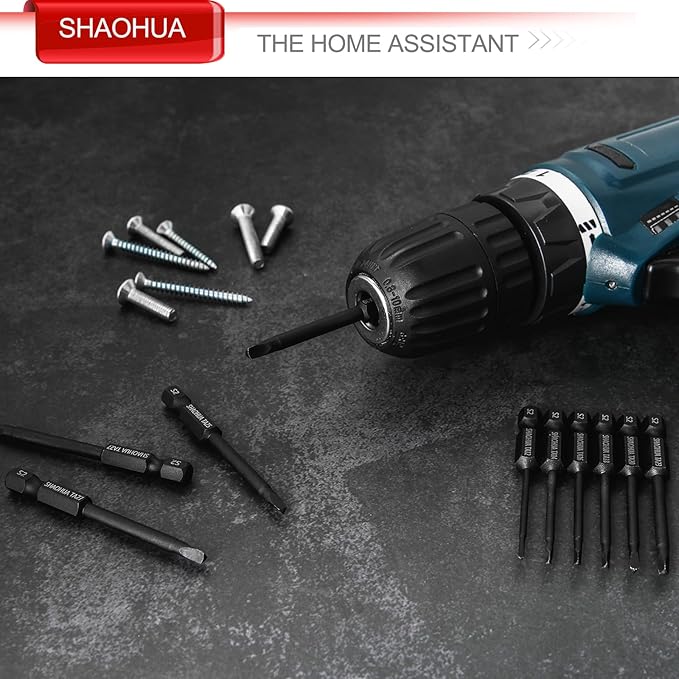 10PCS Triangle Screwdriver Set, 2.5Inch Long Triangle Screwdriver, Magnetic Screwdriver Bit Set, S2 Steel Screwdriver Drill Bit Set,1/4 Hex-Shank Drill Bit Set, Sizes TA12/14/16/18/20/23/25/27 (x2)/30