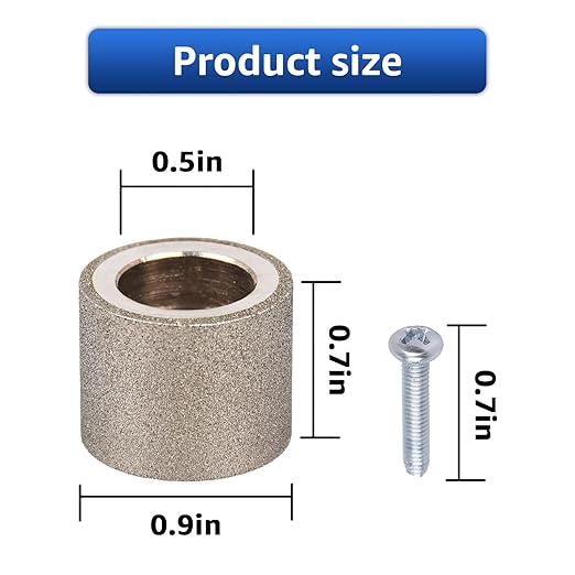 for Drill Doctor 180 Grit Diamond Replacement Wheel Compatible with Drill Doctor XP, 500X, 750X Drill Bit Sharpener Wheel - DA31320GF
