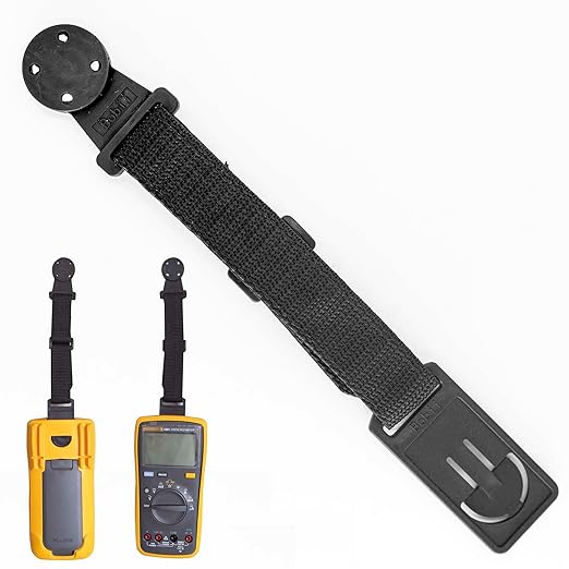 Bobii Hanging Loop Strap Magnet Hanger Kit For Fluke Instruments Multimeter 1 Straps, 1 Clips and Magnetic Hanger