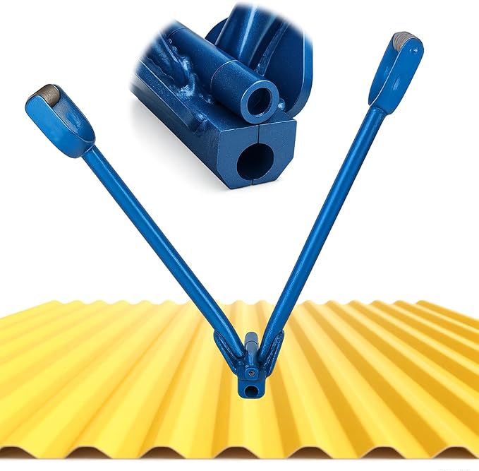 LIHAISHENG Standing Seam Roof Hand Seamer, Hem Bender for Standing Seam Metal Roofs, Smooth Drip Edge Seamer for Roofers and Sheet Metal Work (LHS-CCC)
