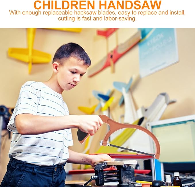 Angoily 1 Set mini saw hand saw mini hacksaw Children Handsaw Mini DIY Handsaw Kids Hacksaw Kids DIY Woodworking Woodworking Multifunction plastic