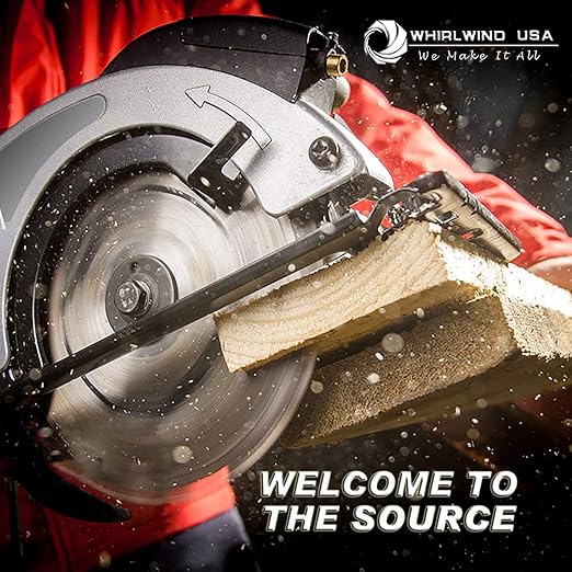 MGSB 7 1/4 Inch 24 Teeth Circular Saw Blade for Wood,Carbide Cordless Miter/Table Saw Blade,5/8" Arbor