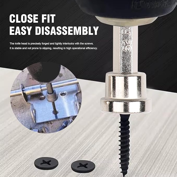 10pcs Magnetic Drywall Screwdriver Bits Set, PH2 Hexagonal Handle, 25mm x 5 Pcs & 50mm x 5 Pcs