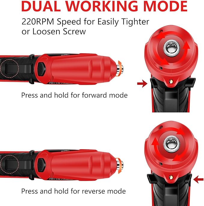 Electric Screwdriver Cordless Rechargeable Small Power Drill Set, Tool kit with drill, Home Tool Kits for Homeowner, Diyer, Handyman
