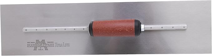 MARSHALLTOWN High Carbon Steel Finishing Trowel, 4 x 24 Inch Concrete, Masonry and Drywall Finishing Tool, Made in the USA, MXS225DC