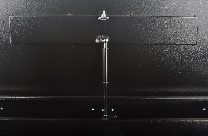 35 Inch Steel Tongue Tool Box with Lock and 2 Keys, Underbody Storage Truck Bed Organizer Toolbox for Trailer Pickup RV, Job Tool Chest, 35 X 12 X 11.8 Inch, Black