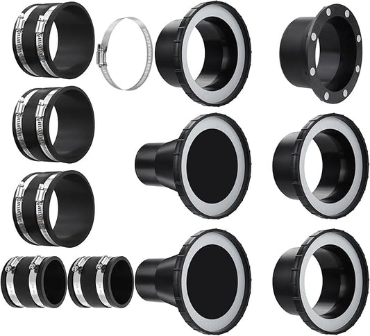 4" Magnetic Dust Collection Fittings for Dust Collectors Woodwork Shop Vacuum Hose,One-to-Multi Magnetic Dust Collector System w/1PK Mag Port Connector+5Set 4??2.5??Couplers,Quick Hose to Drum Jointer