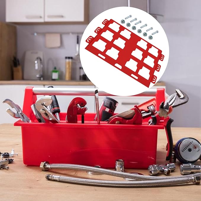 Mounting Plate Compatible With Packouts, 100 Lbs, Metal Base Plate For Tool Storage And Organization
