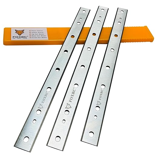 FOXBC 2 Sets 12.5 Inch Replacement Knives for DeWalt DW734 Planer, Replacement DW7342-2 (6 Pack)