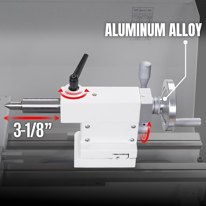 Metal Lathe Machine with DRO 11'' x 30'' High Precision Benchtop 0-2000 RPM Brushless Motor Variable Speed Metal Working Machine 2HP Small Lathe without Stand, Model 1130VD