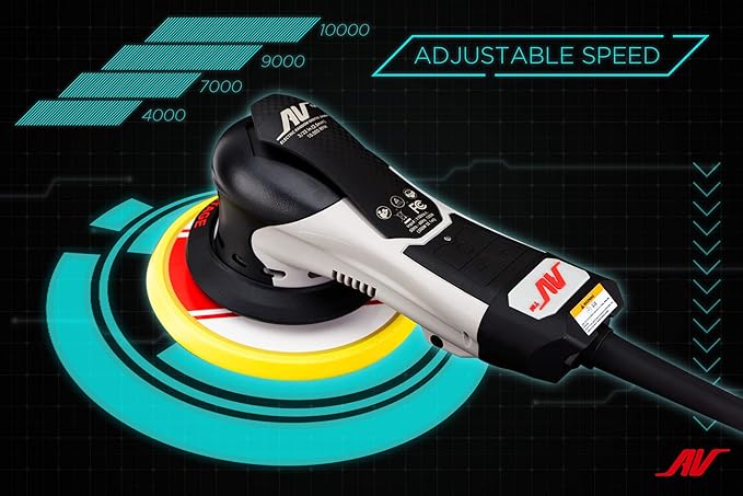 AirVANTAGE 5" Palm-Style, 2nd Generation Advanced Electric Sander Non-Vacuum with Low-Profile Pad (3/32- PSA Vinyl)