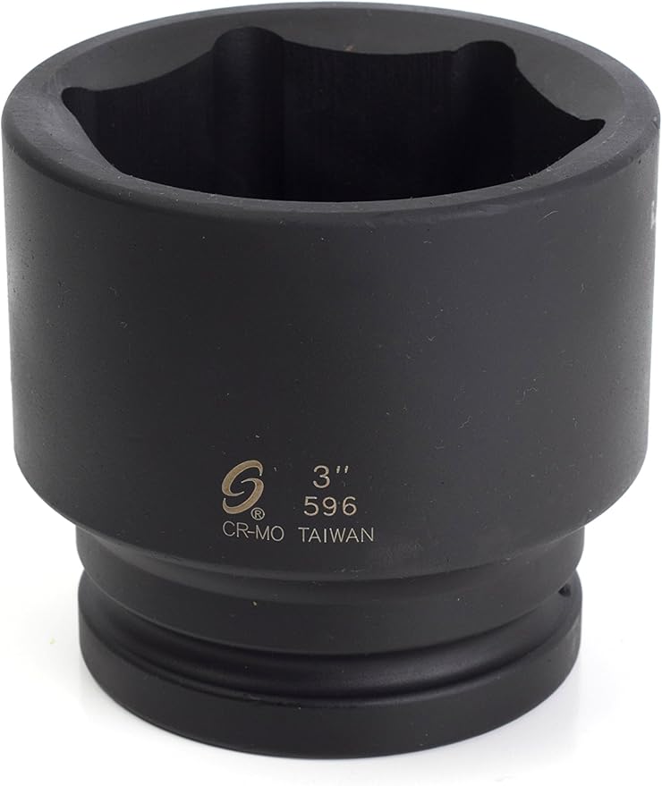 SUNEX TOOLS 0596 1-Inch Drive 3-Inch Impact Socket