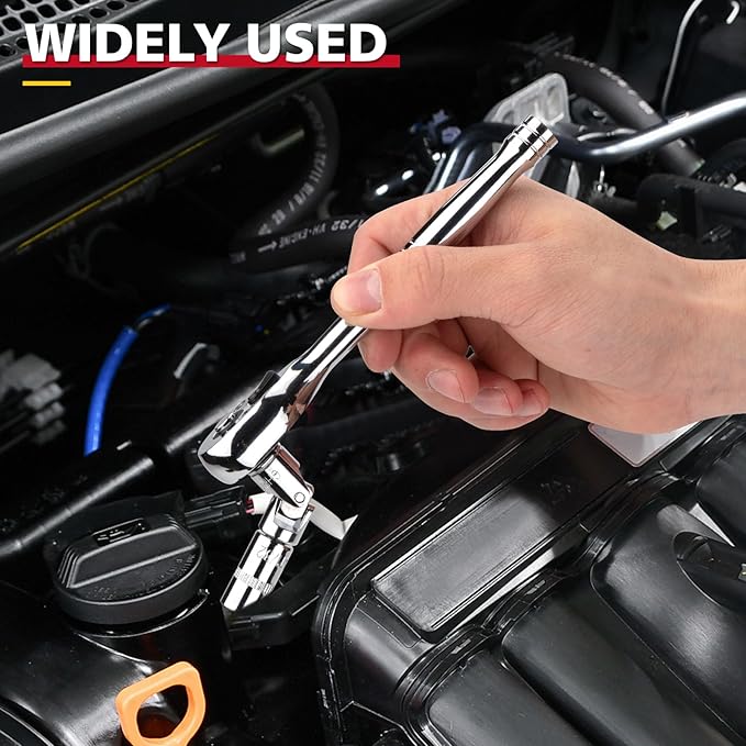 1/4" Drive Socket Set 74-Piece, 1/4??Drive Master Socket Set with Ratchets, 1/4" Drive Bits Set Extensions Bar, Universal Joint (5/32-Inch- 9/16-Inch, 4mm-14mm)