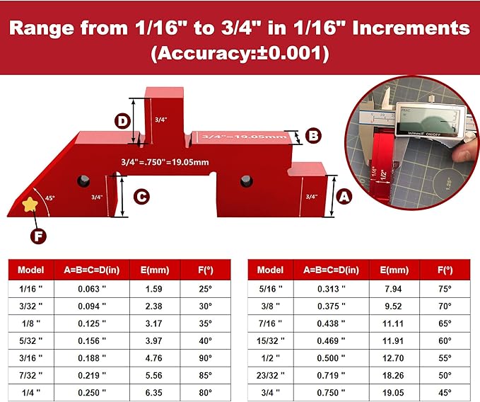 Setup Blocks Woodworking, 14 Pcs Precision Aluminum Router Table Setup Bars(Each Block has Different Thickness), Set up Blocks for Woodworking and Router Table Saw Accessories