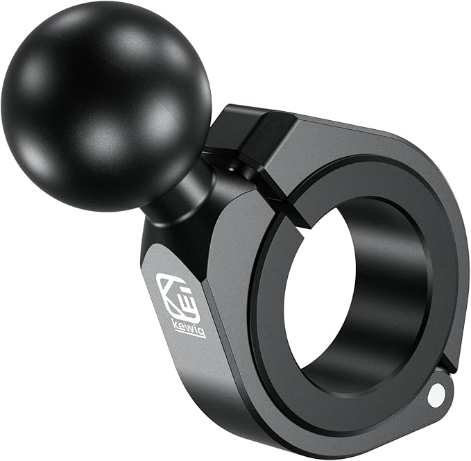 BRCOVAN 1.5'' Ball Large Bar Clamp Mount, Aluminum Alloy, Fit for 1.5'' / 1.75'' / 1.85'' / 2'' / 2.1'' ATV UTV Roll Cages & Round Rails, Fit for RAM Mounts C Size 1.5 Inch Ball Double Socket Arm