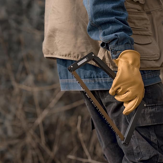 13 Inch Folding Bow Saw Folding Hand Saw,Multifunctional Rectangular Hand Saws for Wood, Bone, Tree Pruning, Camping (silver)