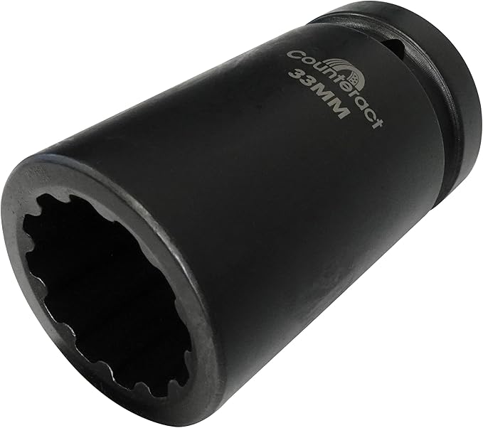 Counteract Socket Pro ??6 Way Socket 5pc Set - 17mm, 27mm, 30mm, 33mm, 35mm - 1" Drive