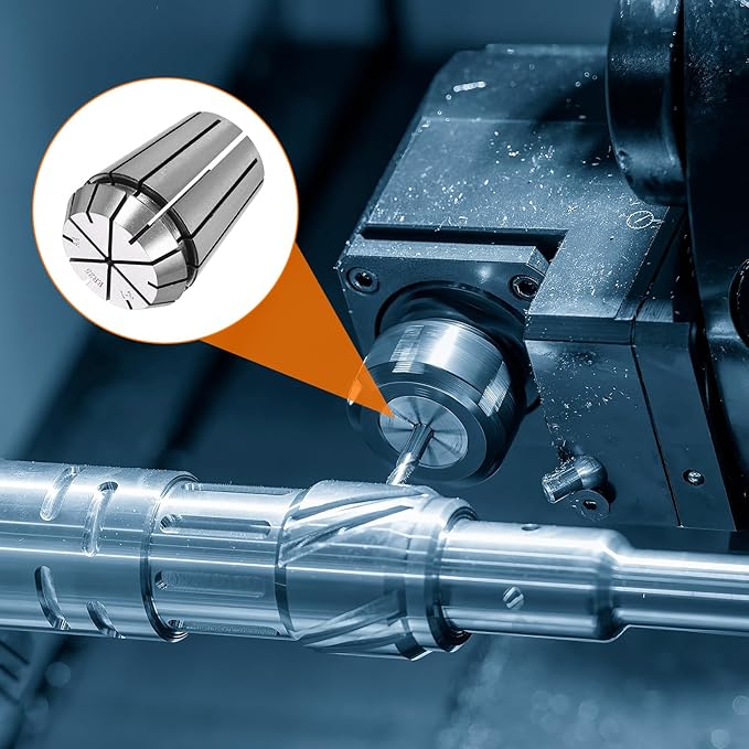 HARFINGTON Spring Collet Chuck ER25 2mm 65Mn Spring Steel Precision Router Collets for CNC Engraving Milling Lathe Tool