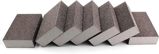 80 Grit Coarse Sanding Block - 12Pcs, Wet Dry Sanding Sponge Foam Sandpaper Block Washable & Reusable Sandpaper Sponge for Drywall Wood Plastic Metal Furniture
