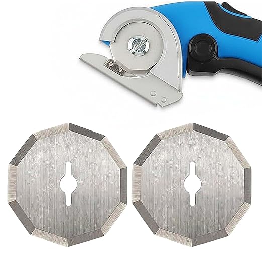 Replacement Rotary Blades Compatible with Worx WX2300 Zipsnip RC2600K,RC2601, RC2602, WX080L, WX082L Model Cutter Blade,New Life for The Dull 1-1/2" WA2300 4V ZipSnip Cordless Scissors (2)