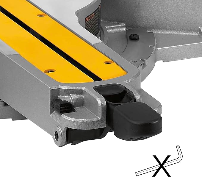 DEWALT Miter Saw, 12 Inch Double Bevel Sliding Compound Miter Saw, Blade Wrench and Material Clamp, Increased Crosscut Capacity, Powerful 3800 RPM Motor, Corded (DWS779)