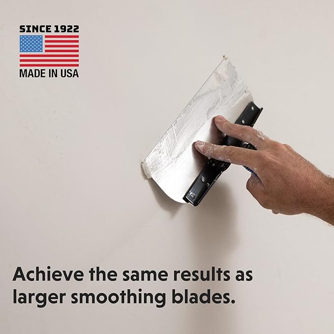 10" Stainless Steel Radius Skimming Blade | Advance Equipment MFG Co. | (Model SB-10) Drywall Tool for Smooth Finish & Patching ??100+ YEARS FAMILY OWNED USA MADE