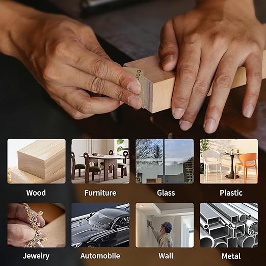 5000 grit Sandpaper, Wet Dry Sand Paper 9 x 3.6 Inch for Wood Furniture Finishing, Metal Sanding and Automotive Polishing, 15 Sheets