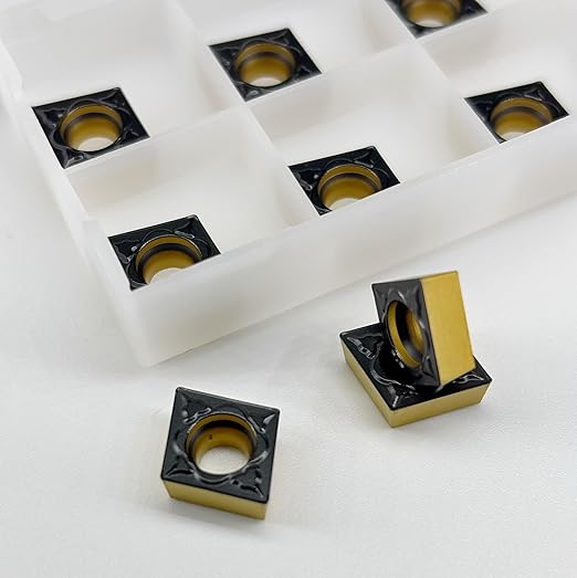 CNC Carbide Inserts CCMT 32.51 CCMT09T304 for Metal Cutting Steel, Semi-Finishing chipbreaker for Turning Cutter, 10 PCS