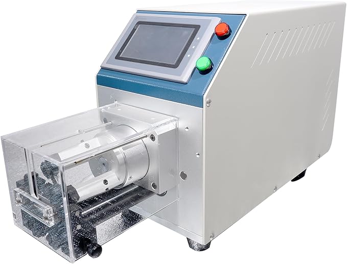 Coaxial Cable Wire Stripper Machine, Automatic Electric Wire Stripper Machine, RF Antenna Stripper, LCD Touch Screen