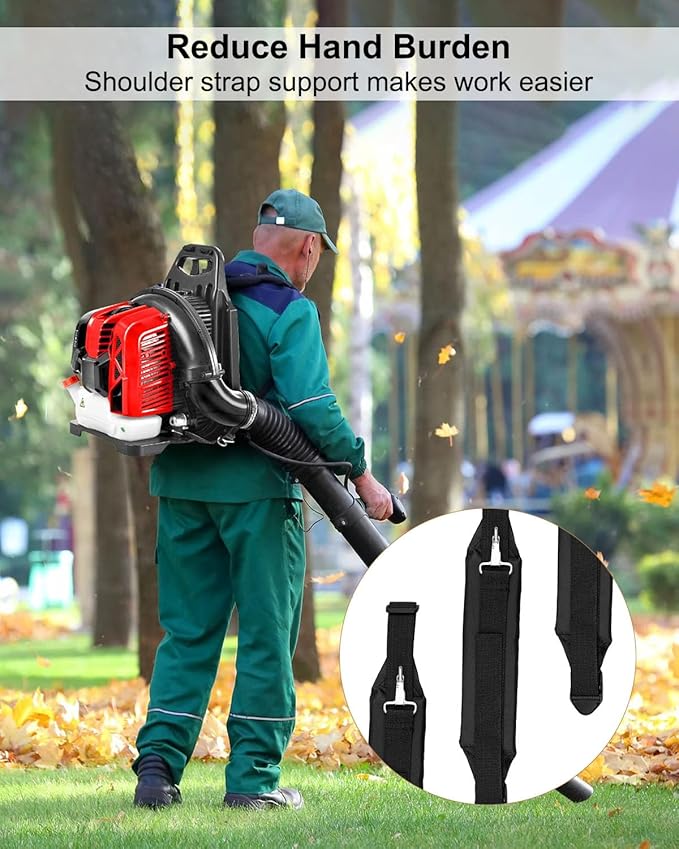 Backpack Blower Shoulder Straps Replaces 521678901 Fit for RedMax EBZ6500 EBZ6500RH EBZ7500 EBZ7500RH EBZ8500 EBZ8500RH Backpack Harness Kit, 2 Pcs