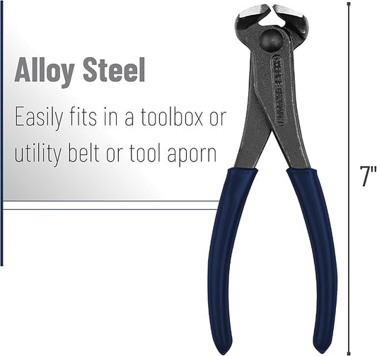 Bates- Nail Puller, Navy Blue, Nail Remover Tool, Cutting Pliers, Carpenter Tools, Staple Puller, Nail Puller Tool, End Cutting Pliers, Nail Pliers, Nail Pulling, Nail Puller Pliers, Nippers Tool
