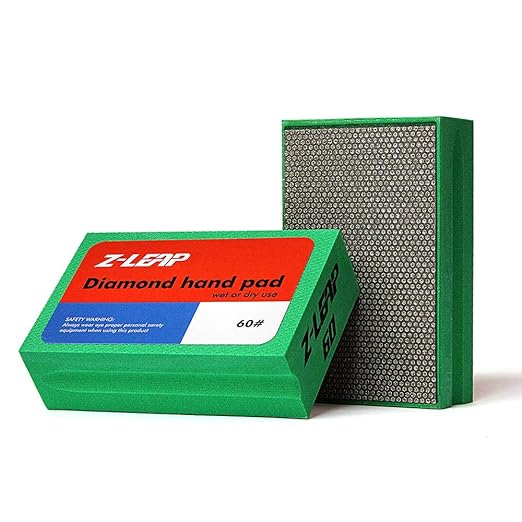 Diamond Hand Polishing Pads Coarse Grit 60 for Granite Marble Concrete Glass Sanding Block