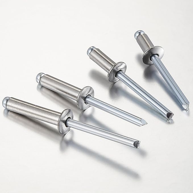 (300Pcs) 1/8"x3/8" stainless steel blind pro Rivets,Steel handle and stainless steel mandrel