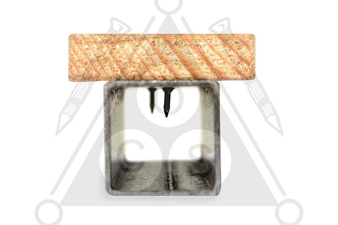 1 inch (25mm) Length Hardened High Carbon Steel Point Tip Wall Masonry Concrete Black Nails (100 pcs.)