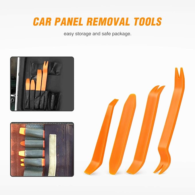 GOOACC Car Clip Panel Audio Video Dashboard Dismantle Kits Installer Removal Tool-4PCS