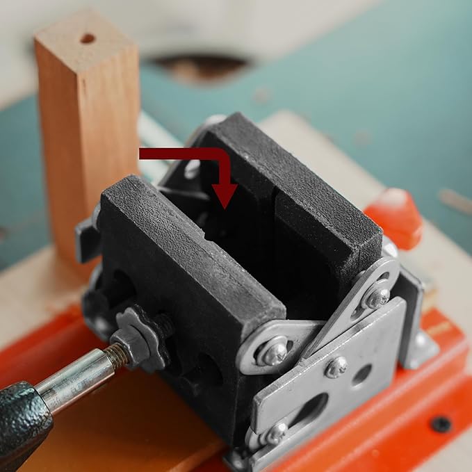 BMWOOD PBV-001 Quick Action Pen Blank Vice for Pen Drilling, Square Clamp for Pen Blank, for Woodturning, Drilling.