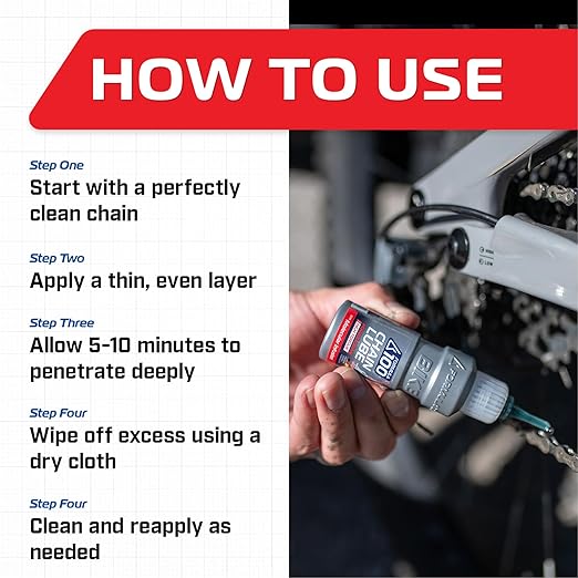 Power Drive eBike Chain Lube ??Lubricant for Electric Bikes ??Durable Corrosion & Wear Protection, Friction Reduction, Race Day Blend ??50ml (1.69 oz)