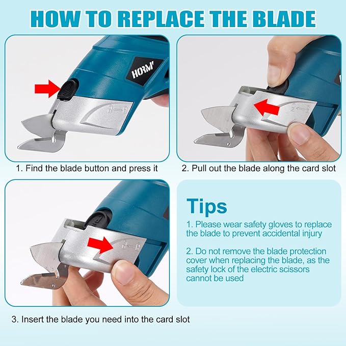 Cordless Electric Scissors,3.7V Fabric Cutter,Equipped with 2 Blades and 1 Charging line,Electric Cardboard Cutter for Fabrics,Cardboard,Carpets