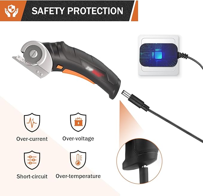 6V AC Power Adapter Charger Cord Only Compatible with Worx WX082L 4V ZipSnip Cordless Electric Scissors-5.28Ft/1.6Mtr UL Listed Charging Cable with Power Adapter
