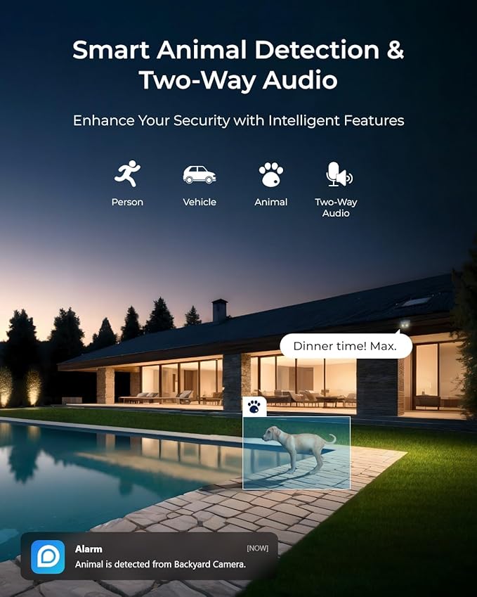 REOLINK RLC-1240A First 12MP Vandalproof PoE Security Camera,145째 Wide Viewing Angle, Featuring Color Night Vision, Two-Way Talk, Smart Person/Vehicle/Animal Detection, Weatherproof