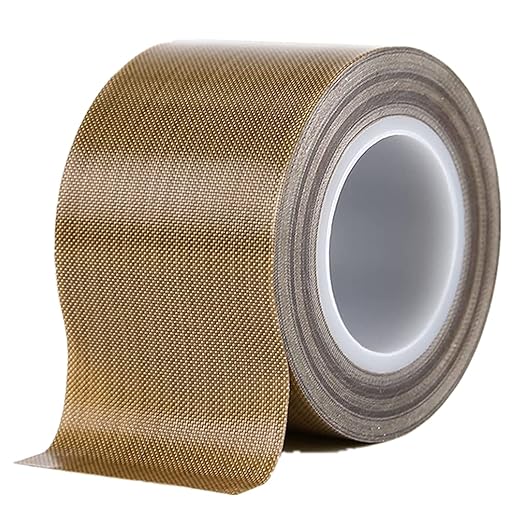 AIYUNNI Teflon Tape, (2-inch x 33 Feet x 0.18mm) PTFE Tape for Vacuum Sealer Machine, Hand Impulse Sealers Insulation PTFE Coated Fiberglass Adhesive Tape