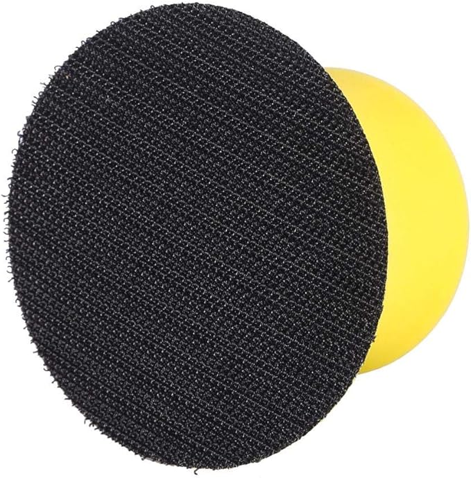 3 Inch Round Hand Sanding Block Foam Sanding Pad Hook Backing Plate for Random Orbital Sanders Polishers and DIY Surface Preparation