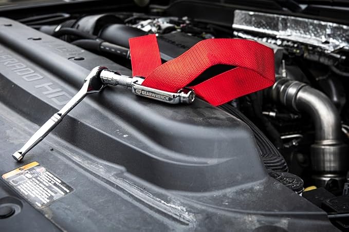 GEARWRENCH Heavy-Duty Oil Filter Strap Wrench | 3/8" & 1/2" Drive | 3529D